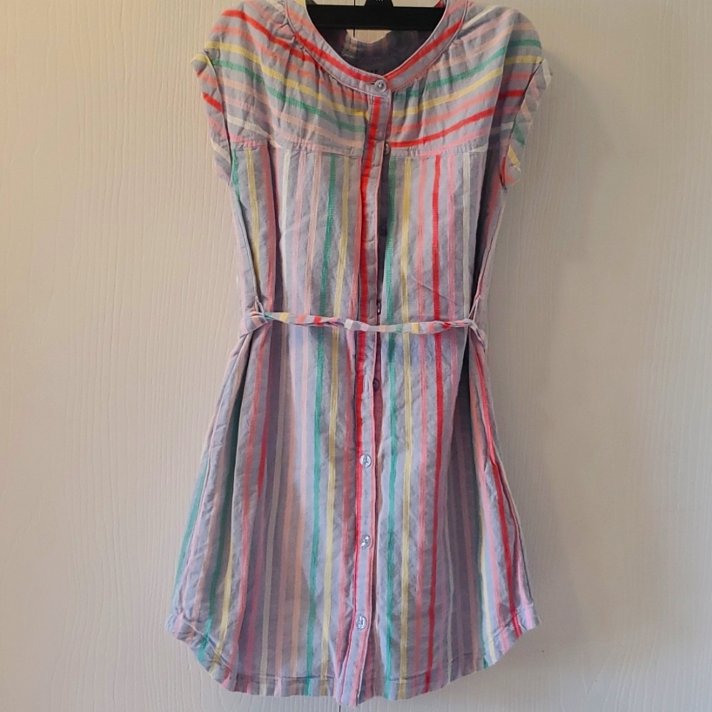 Little girls linen dress